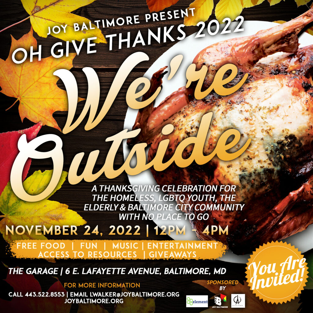 JOY BALTIMORE “OH GIVE THANKS” 2022