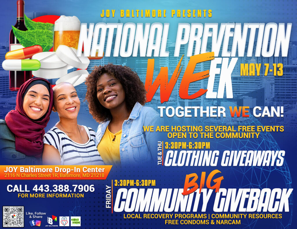 NATIONAL PREVENTION WEEK – TOGETHER WE CAN!