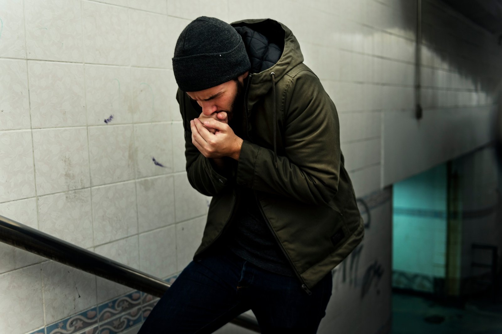 Homeless People Feeling Cold in Winter