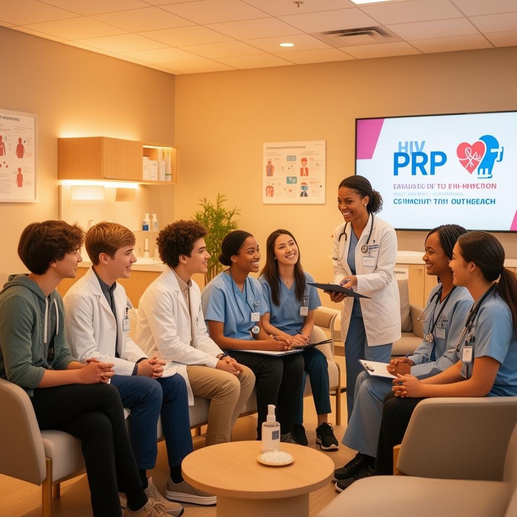 HIV education group session